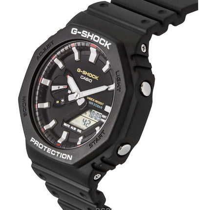 Casio G-Shock Analog Digital Bio-baseret Resin Rem Black Dial Quartz GA-2100RL-1A 200M herreur