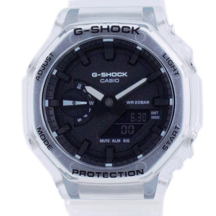 Casio G-Shock Skelet Transparent Diver's Analog Digital Quartz GA-2100SKE-7A GA2100SKE-7 200M Herreur