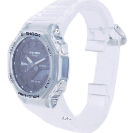 Casio G-Shock Skelet Transparent Diver's Analog Digital Quartz GA-2100SKE-7A GA2100SKE-7 200M Herreur