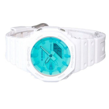 Casio G-Shock Analog Digital Hvid Resin Rem Multicolor Urskive Quartz GA-2100TL-7A 200M herreur