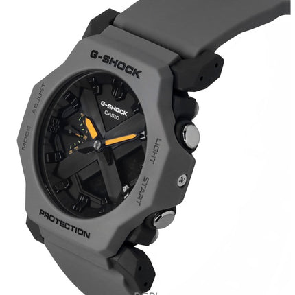 Casio G-Shock analog digital harpiksrem grå urskive kvarts GA-2300-8A 200M unisexur