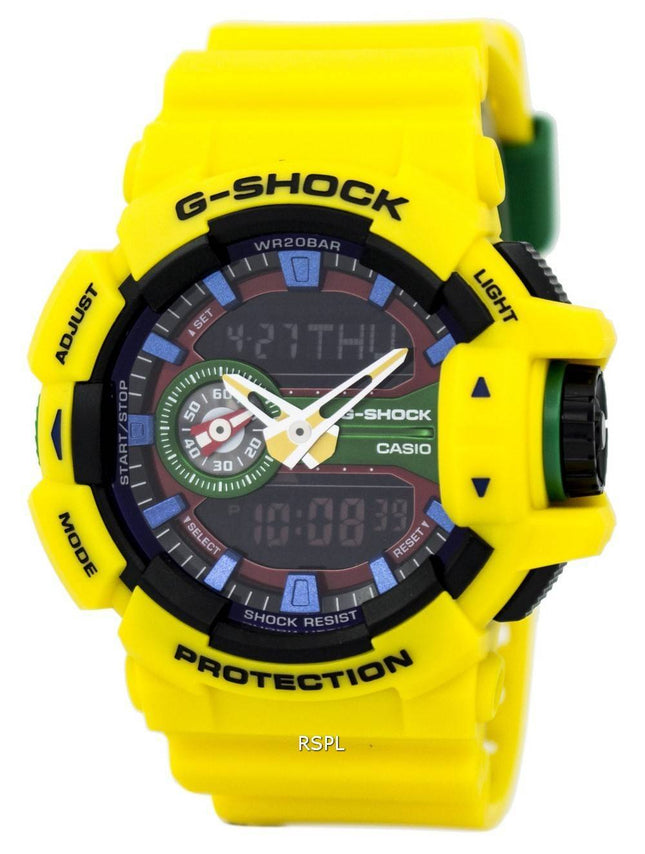 Casio G-Shock Analog-Digital multi farve 200 M GA-400-9A Herreur