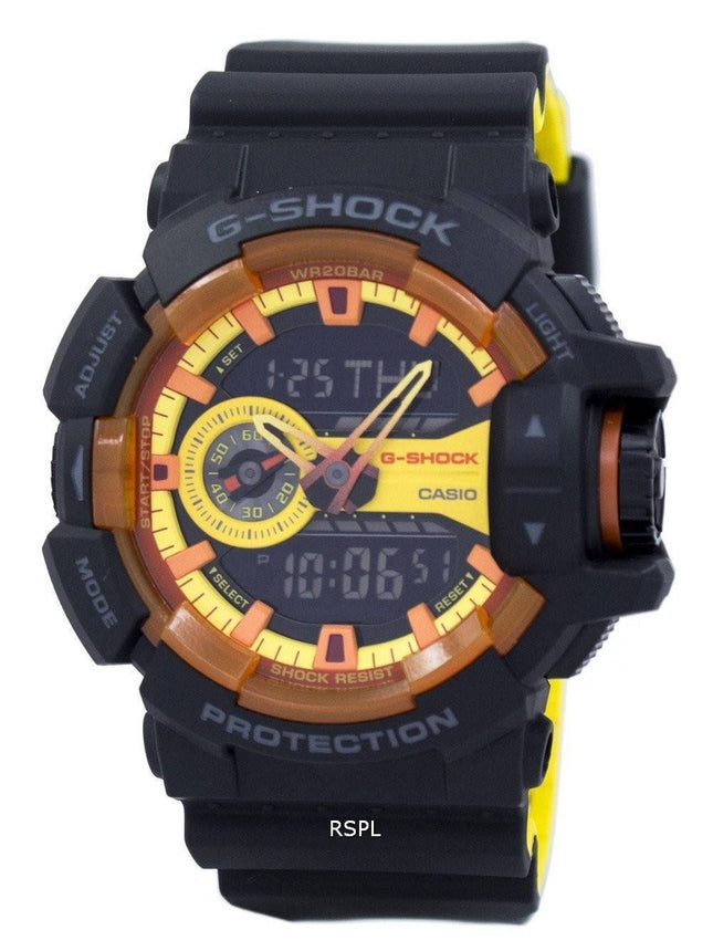 Casio G-Shock Shock Resistant Analog Digital GA-400BY-1ADR GA400BY-1ADR Herreur