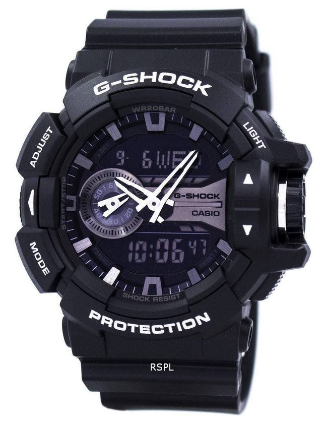 Casio G-Shock Analog Digital verden tid GA-400GB-1A Herreur