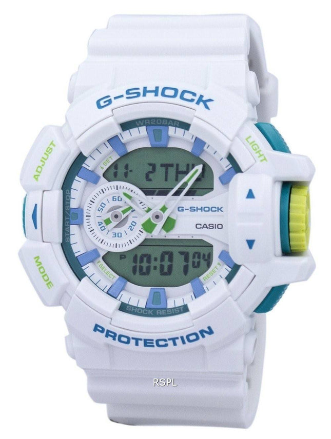 Casio G-Shock Shock Resistant Analog Digital 200M GA-400WG-7A Herreur