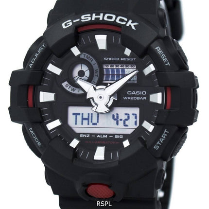 Casio G-Shock Illuminator Analog Digital GA-700-1A Herreur