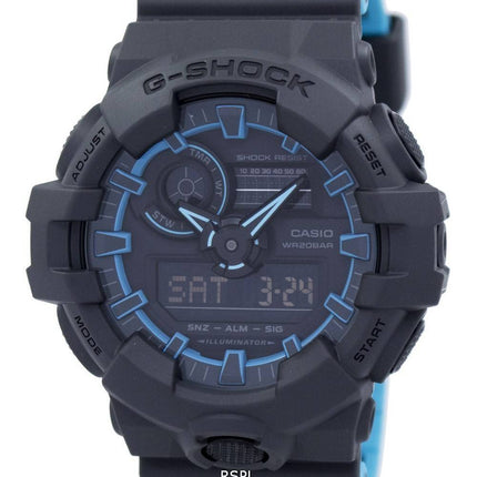 Casio G-Shock Illuminator chok resistent GA-700SE-1A2 GA700SE-1A2 Herreur