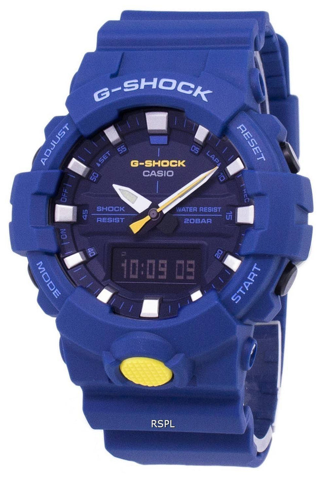 Casio G-Shock Shock Resistant Analog Digital 200M GA-800SC-2A GA800SC-2A Herreur