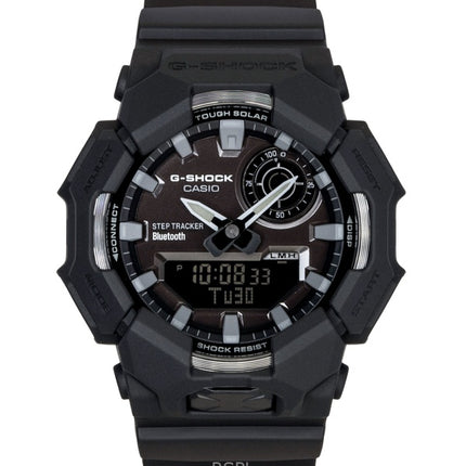 Casio G-Shock analog digital smartphone link biobaseret harpiks sort urskive solcelle GA-B010-1A1 200M herreur