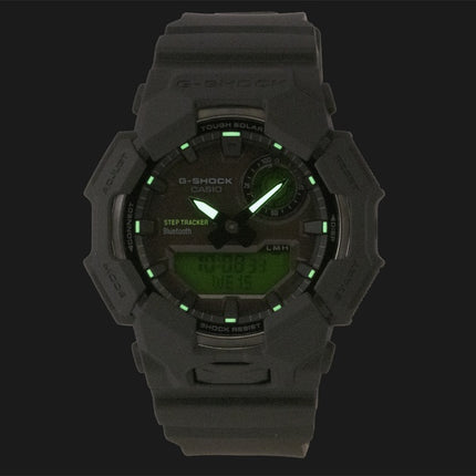 Casio G-Shock analog digital smartphone link biobaseret harpiksrem sort urskive solcelle GA-B010BEG-1A 200M herreur