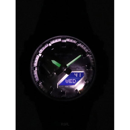 Casio G-Shock Analog Digital Mobile Link Sort Resin Strap Tough Solar Power GA-B2100-1A 200M herreur