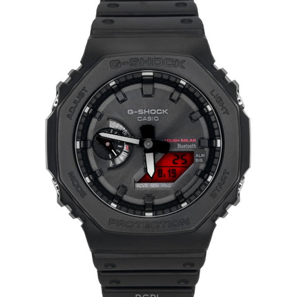 Casio G-Shock analog digital smartphone link biobaseret harpiksrem sort urskive solcelle GA-B2100BBR-1A 200M herreur