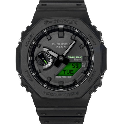 Casio G-Shock analog digital smartphone link sort urskive harpiks solcelle GA-B2100BEG-1A 200M herreur