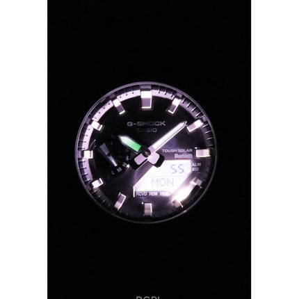 Casio G-Shock Analog Digital Smartphone Link Bio-baseret harpiksrem Grå skive Tough Solar GA-B2100LUU-8A 200M herreur
