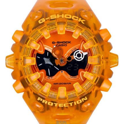 Casio G-Shock harpiksrem analog digital orange urskive kvarts GA-V01SKE-4A 200M herreur