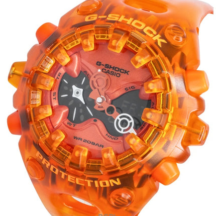 Casio G-Shock harpiksrem analog digital orange urskive kvarts GA-V01SKE-4A 200M herreur