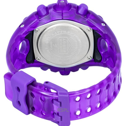 Casio G-Shock harpiksrem analog digital lilla urskive kvarts GA-V01SKE-6A 200M herreur