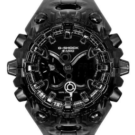 Casio G-Shock harpiksrem analog digital sort urskive kvarts GA-V01SKE-8A 200M herreur