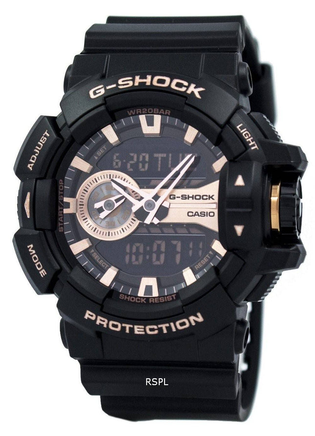 Casio G-Shock Analog Digital verden tid GA-400GB-1A4 Herreur