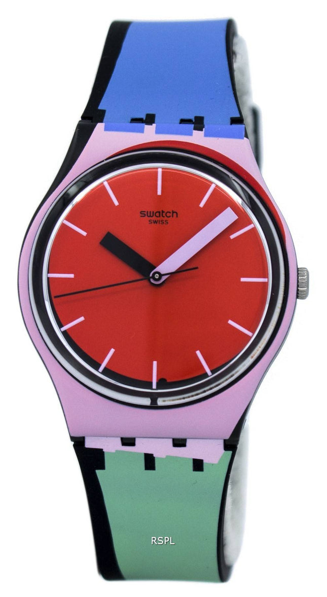 Swatch originaler A Cote kvarts Multicolor GB286 Unisex ur