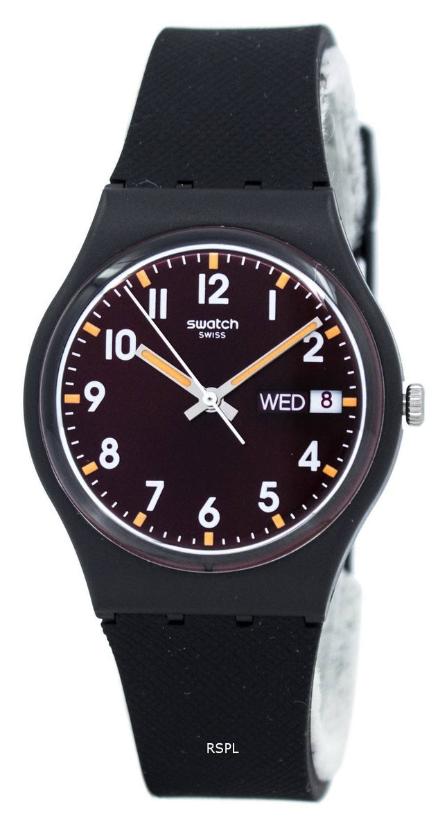 Swatch originaler Sir rød kvarts GB753 Unisex ur