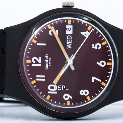 Swatch originaler Sir rød kvarts GB753 Unisex ur