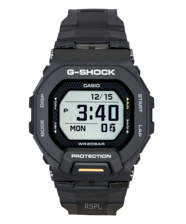 Casio G-Shock G-Squad Digital Smartphone Link Sort Harpiksrem Quartz GBD-200-1A1 200M Herreur