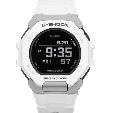 Casio G-Shock G-Squad Digital Smartphone Link Hvid biobaseret harpiks Quartz GBD-300-7 200M herreur