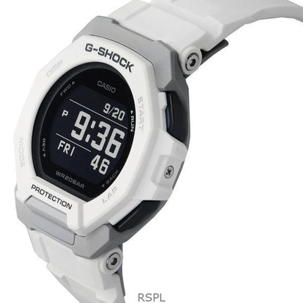 Casio G-Shock G-Squad Digital Smartphone Link Hvid biobaseret harpiks Quartz GBD-300-7 200M herreur