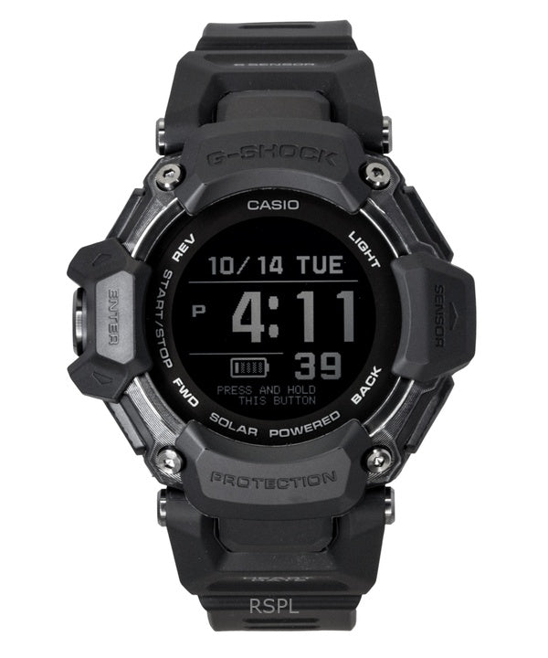 Casio G-Shock G-Squad Digital Smartphone Link Resinrem Solar GBD-H2000-1B 200M Herreur