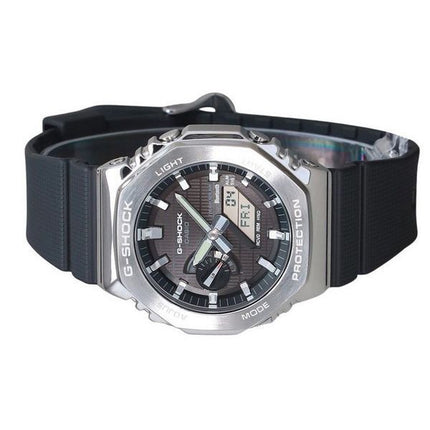 Casio G-Shock G-Steel Analog Digital Smartphone Link Bio Based Resin Strap Black Dial Tough Solar GBM-2100-1A 200M herreur