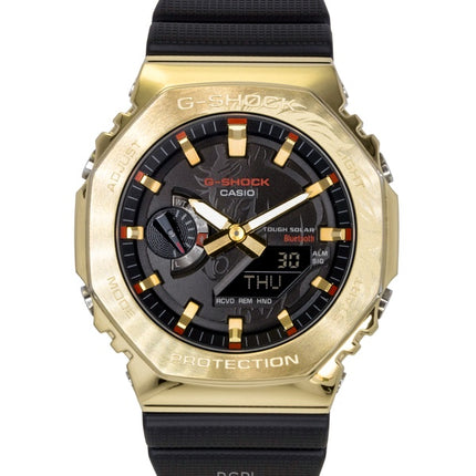 Casio G-Shock G-Steel analog digital smartphone link sort urskive solcelle GBM-2100CX-9A 200M herreur