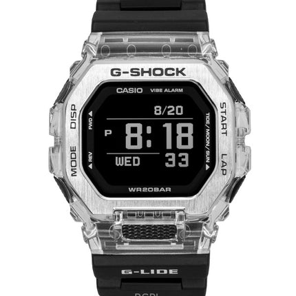 Casio G-Shock G-Lide Digital Smartphone Link Resinrem Quartz GBX-100S-1 200M Unisex Ur