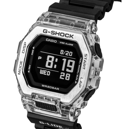 Casio G-Shock G-Lide Digital Smartphone Link Resinrem Quartz GBX-100S-1 200M Unisex Ur