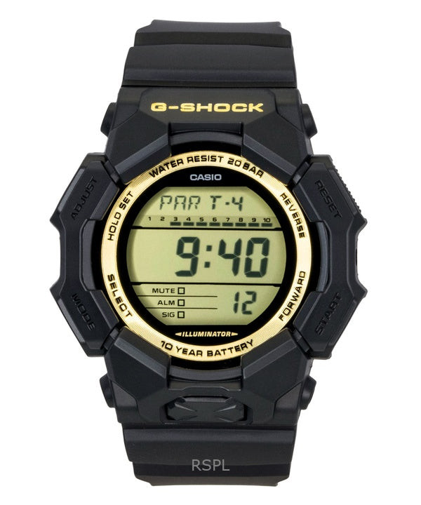 Casio G-Shock biobaseret harpiksrem digital kvarts GD-010GB-1A9 200M herreur