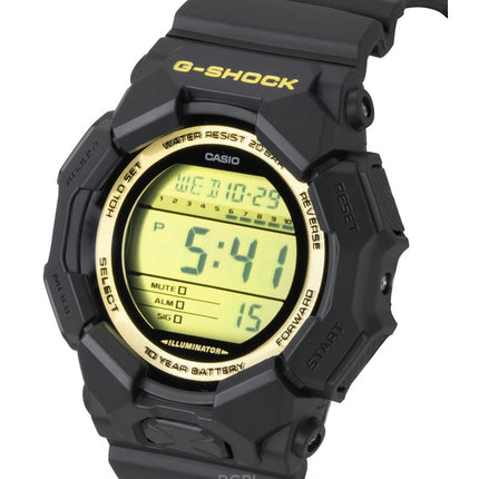 Casio G-Shock biobaseret harpiksrem digital kvarts GD-010GB-1A9 200M herreur