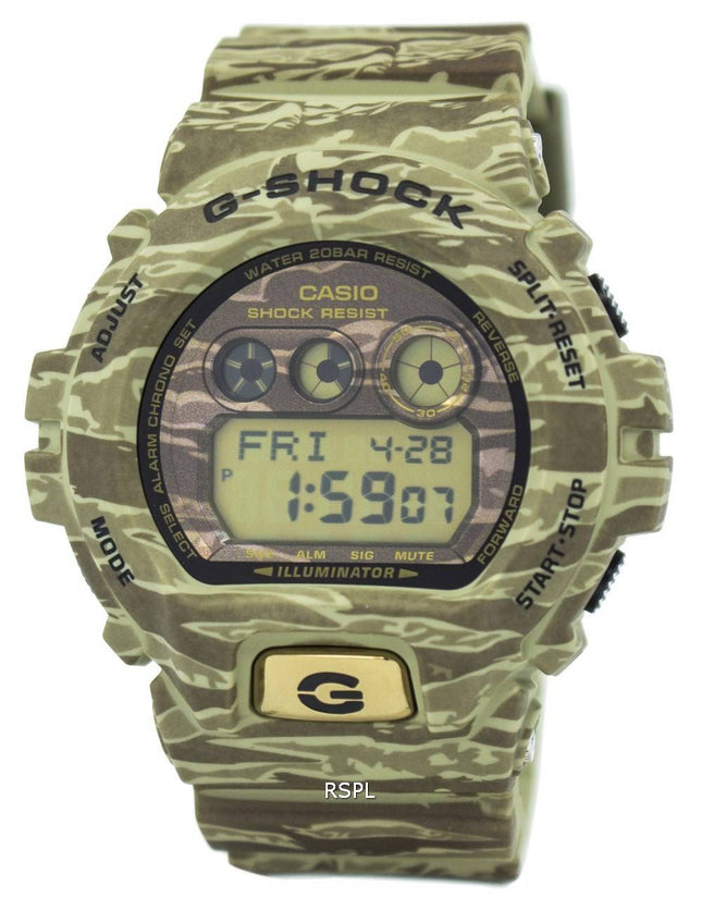 Casio G-Shock Camouflage Illuminator verden tid 200M GD-X6900TC-5 Herreur