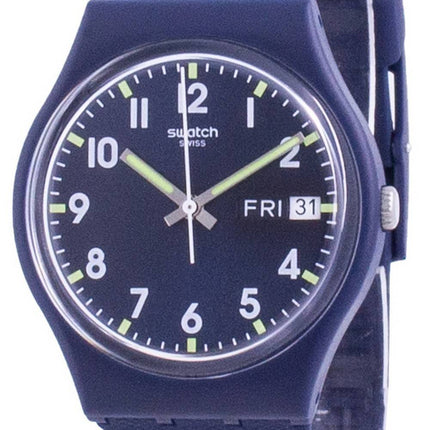 Swatch Ultralavande lilla urskive silikone rem kvarts GE718 herreur