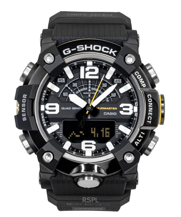 Casio G-Shock Master of G-Land Mudmaster Analog Digital Smartphone Link Black Dial Quartz GG-B100XMB-1A 200M Men's Watch
