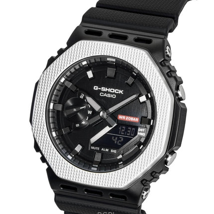Casio G-Shock G-Steel analog digital biobaseret harpiks sort urskive kvarts GM-2100BM-1A 200M herreur