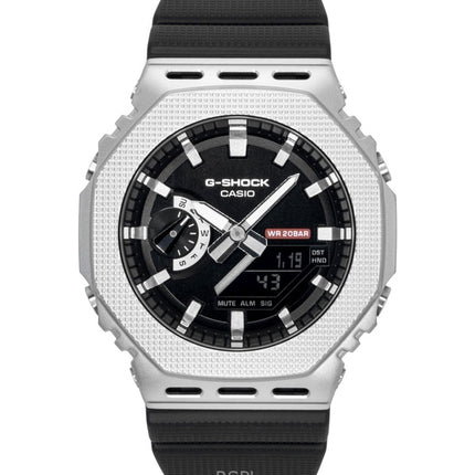 Casio G-Shock G-Steel analog digital biobaseret harpiksrem blå urskive kvarts GM-2100M-1A 200M herreur