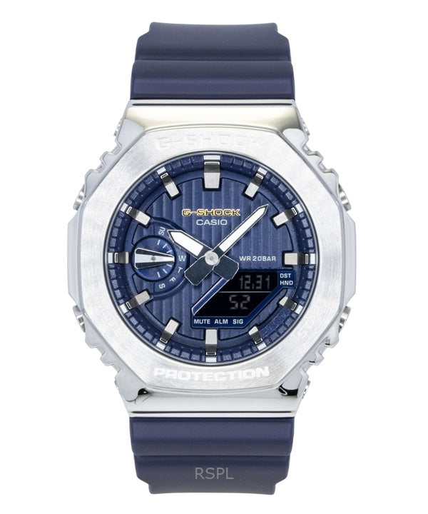 Casio G-Shock G-Steel Analog Digital Limited Edition Blå Skive Quartz GM-2110SH-2A 200M Herreur