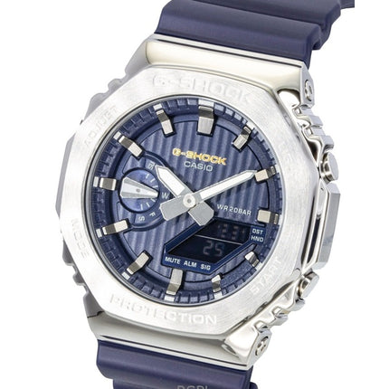 Casio G-Shock G-Steel Analog Digital Limited Edition Blå Skive Quartz GM-2110SH-2A 200M Herreur