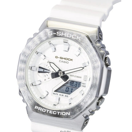 Casio G-Shock G-Steel Analog Digital Limited Edition Hvid Skive Quartz GM-2110SH-7A 200M Herreur