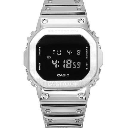 Casio G-Shock G-Steel Digital Fin Metallic Hård Silikonerem Quartz GM-5600YM-8 200M herreur