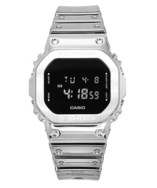 Casio G-Shock G-Steel Digital Fin Metallic Hård Silikonerem Quartz GM-5600YM-8 200M herreur