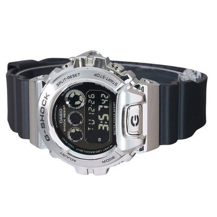 Casio G-Shock Digital Metal Bezel Resin Rem Quartz GM-6900U-1 200M herreur