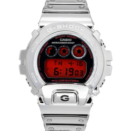 Casio G-Shock Fine Metallic Digital Silicone Strap Quartz GM-6900YRA-8 200M Men's Watch