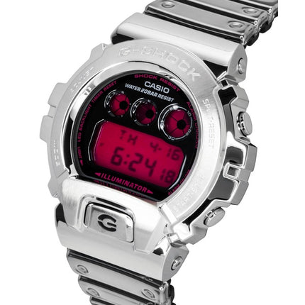 Casio G-Shock Fine Metallic Digital Silicone Strap Quartz GM-6900YRA-8 200M Men's Watch