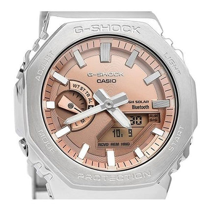 Casio G-Shock Fuld Metal Analog Digital Smartphone Link Kobberskive Tough Solar GM-B2100AD-5A 200M herreur